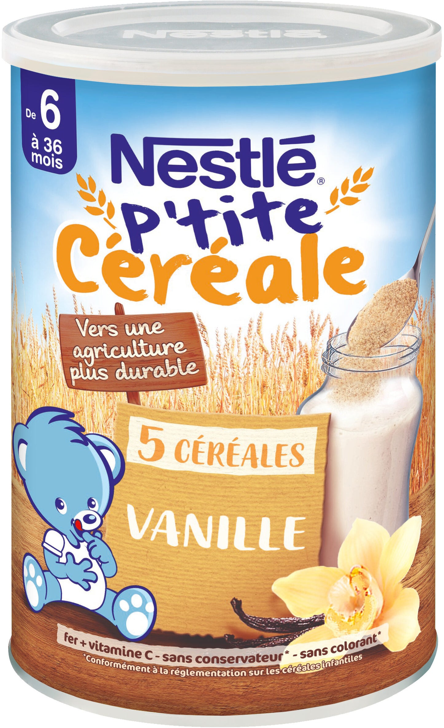 NESTLE Farine Bébé Céréales Vanille 415 g