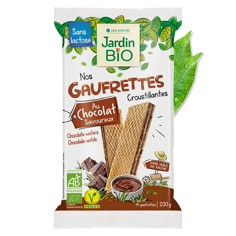 Jardin BiO Gaufrettes Chocolat 200g