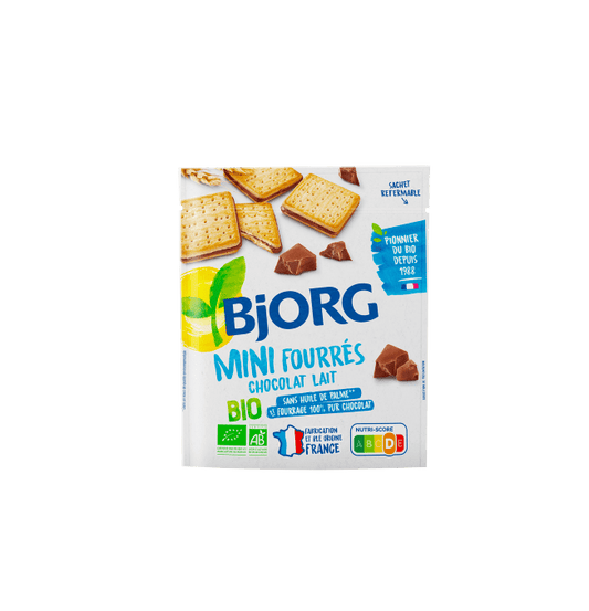 BJORG Mini Fourré Chocolat Lait 150 g