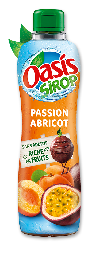 Oasis Sirop Passion Abricot 60CL