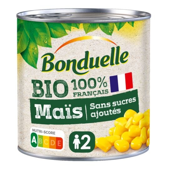 BONDUELLE BIO MAIS - épicerie les 3 gourmets CONDIMENTS & SAUCES