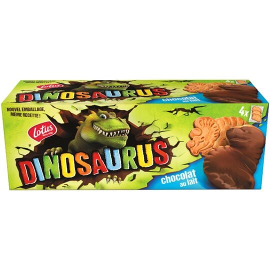 LOTUS BISCUIT DINOSAURUS CHOCOLAT AU LAIT 225G