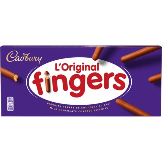 CADBURY FINGER LAIT 138 G - épicerie les 3 gourmets biscuits-et-gateaux