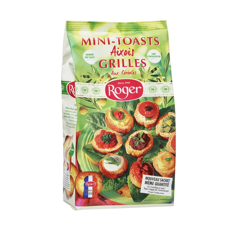 Mini-toasts au blé complet Aixois LES BISCOTTES ROGER 150 G