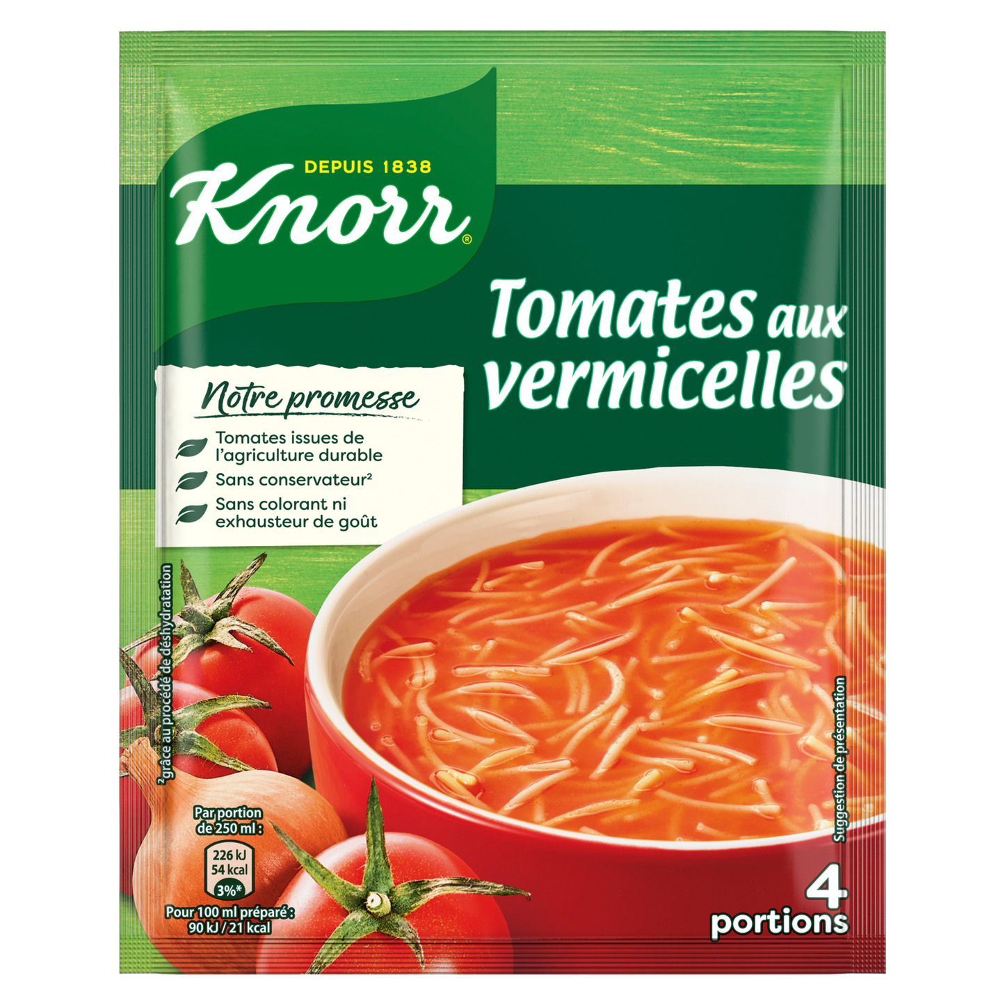 KNORR Soupe tomates vermicelles 67g