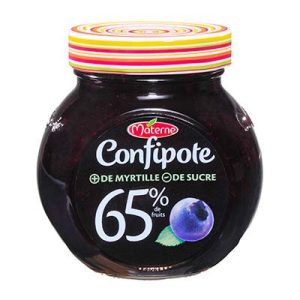 Confiture de myrtilles allégée CONFIPOTE 350 g