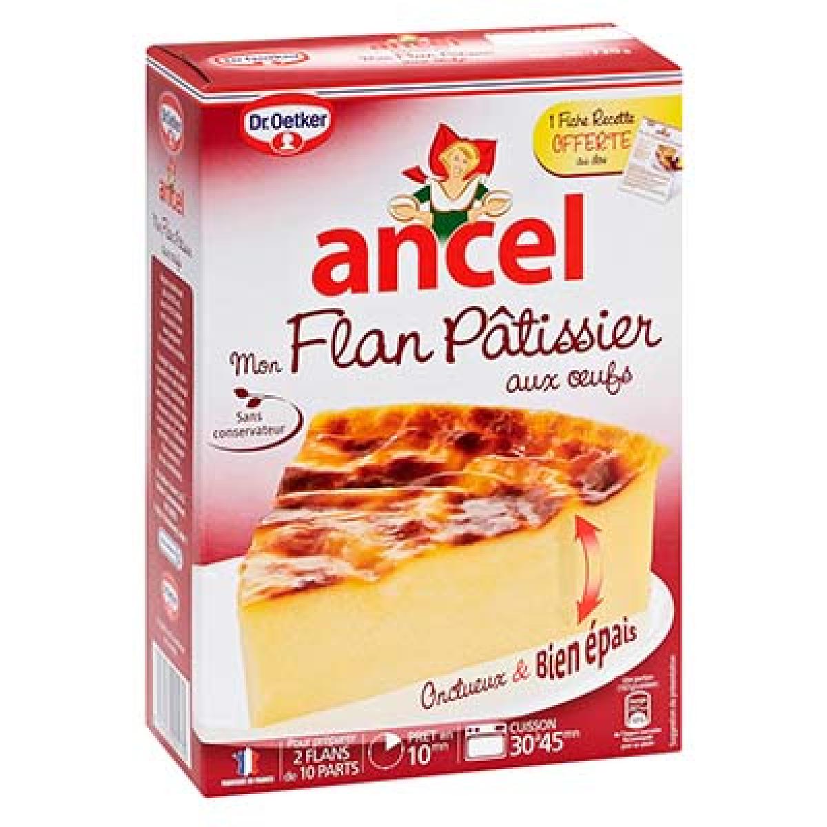 Préparation gâteaux flan pâtissier aux œufs ANCEL 720g