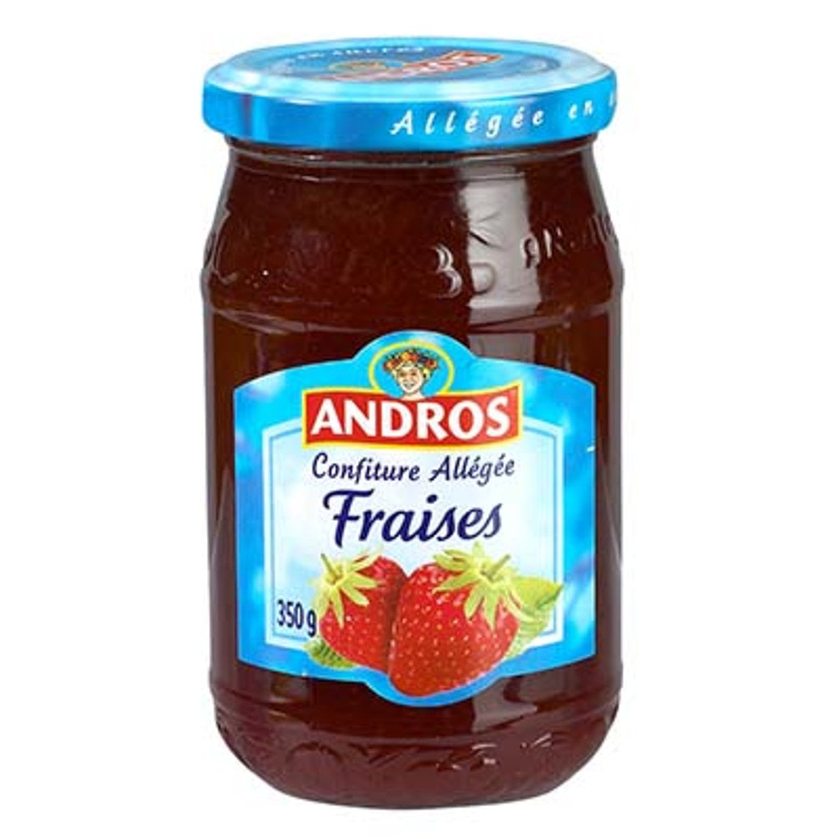 Confiture allégée fraises ANDROS 350g