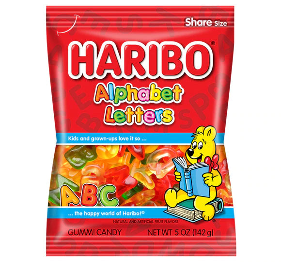 Haribo Alphabet Letters 142 g