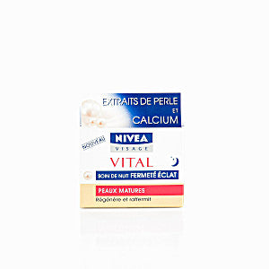 NIVEA VISAGE SOIN DE NUIT VITAL SOIN DE NUIT FERMETÉ ÉCLAT 49 ML - épicerie les 3 gourmets body-care