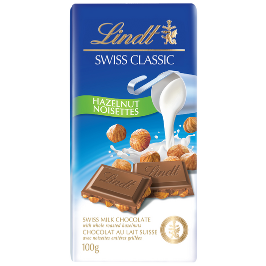 Lindt Chocolat Noisettes 100g