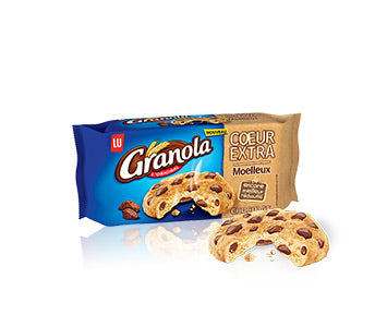 Granola Cookie Coeur Extra Moelleux Chocolat