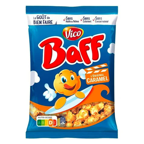 Pop corn au caramel Baff Vico- Sachet de 100 g