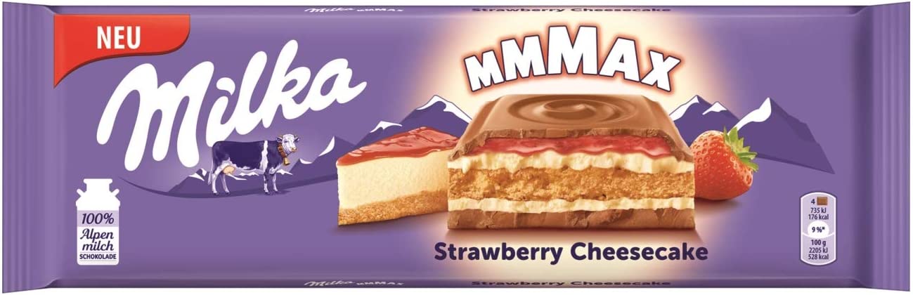 Milka Strawberry Cheesecake 300g