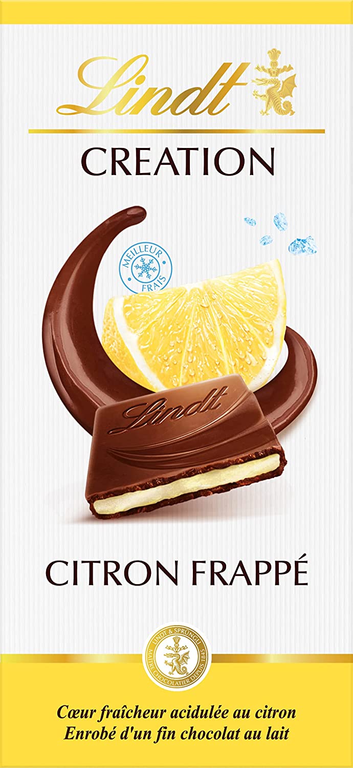 Lindt - Tablette LES PYRENEENS - Chocolat au Lait fondant, 150g