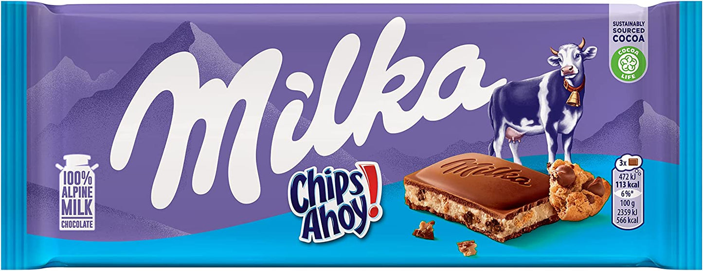 Milka Chips Ahoy 100 g - épicerie les 3 gourmets Chocolat