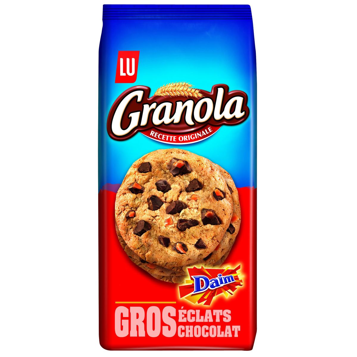 GRANOLA Cookies au daim aux gros éclats de chocolat 184g