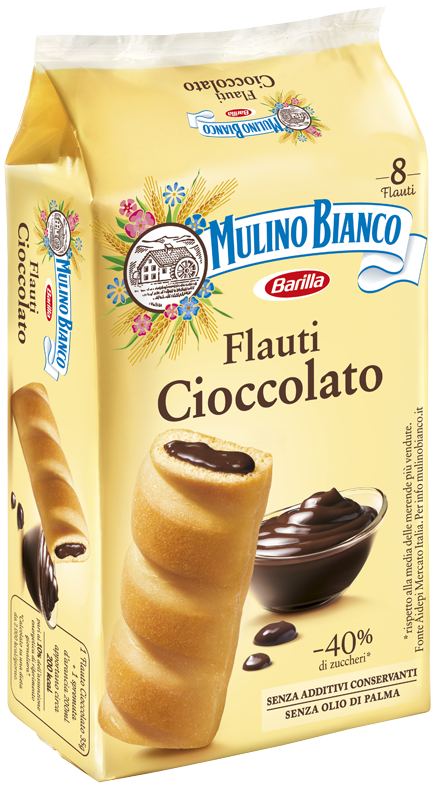 Biscuit MULINO BIANCO FLAUTI CIOCCOLATO