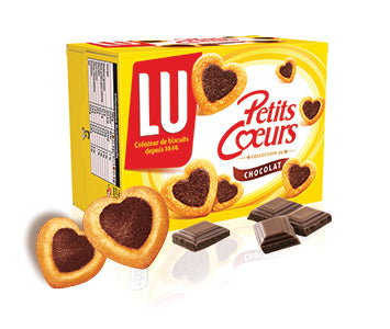 LU Petits Coeurs Chocolat 90g - épicerie les 3 gourmets biscuits-et-gateaux