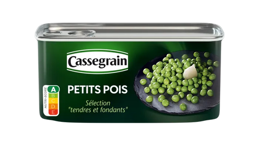 CASSEGRAIN PETIT POIS SELECTIONS TENDRE ET FONDANTS 200 G