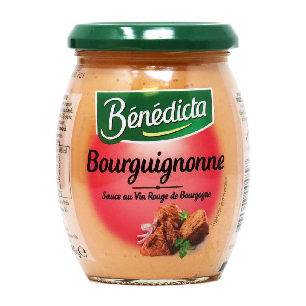 BENEDICA SAUCE BOURGUIGNE 270G - épicerie les 3 gourmets condiments-et-sauces