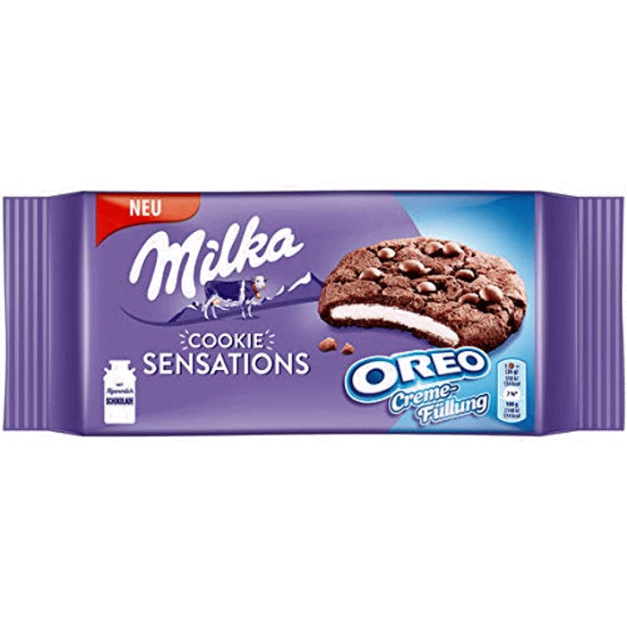 Milka Sensation Oreo 156 g - épicerie les 3 gourmets biscuits-et-gateaux