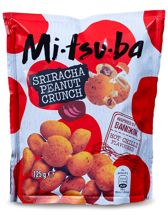 MI-TSU-BA Cacahuètes enrobées sauce Sriracha 125g