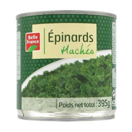 BEAUTIFUL FRANCE CHOPPED SPINACH 1/2 395G