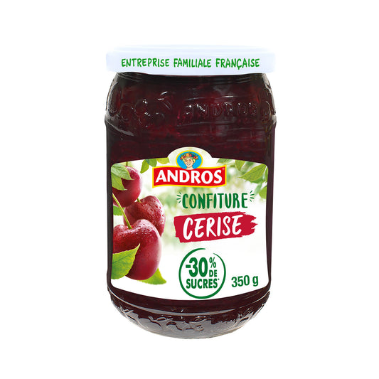 Confiture allégée cerises - Andros - 350 g