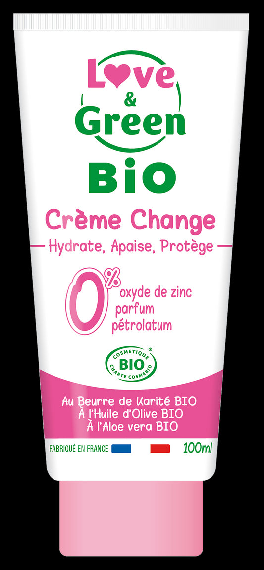 LOVE & GREEN BIO Crème change pour bébé 100ML