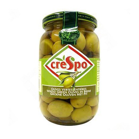 Crespo Olive Vert Entiére Bocal 200G