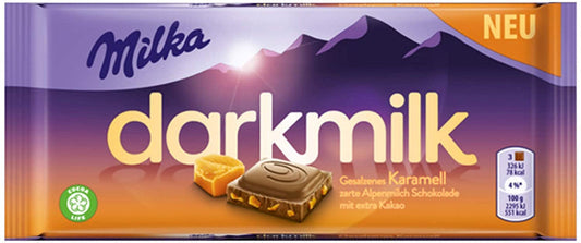 Milka delicate dark (salted caramel+alpine milk)