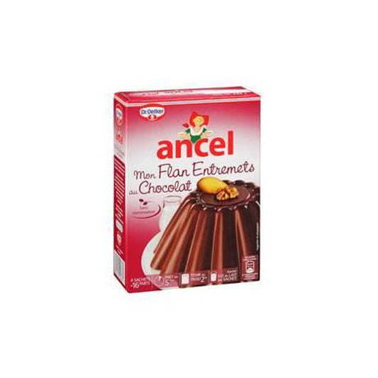 FLAN ENTREMET AU CHOCOLAT 4 SACHETS ANCEL DR OETKER 240 G 