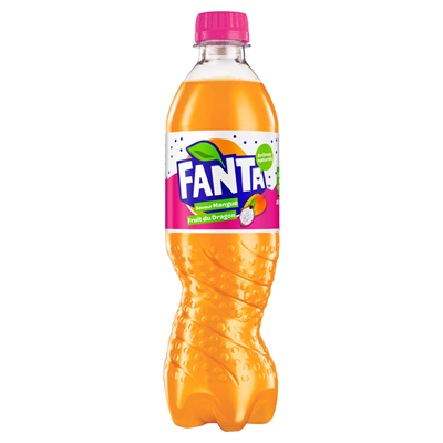 fanta mangue fruit du dragon 50cl