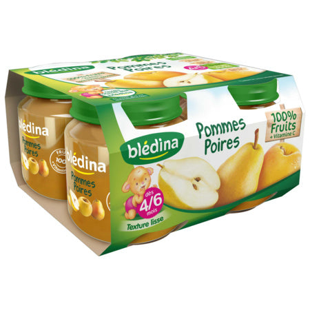 BLEDINA POT POMME POIRE  L4X130 G