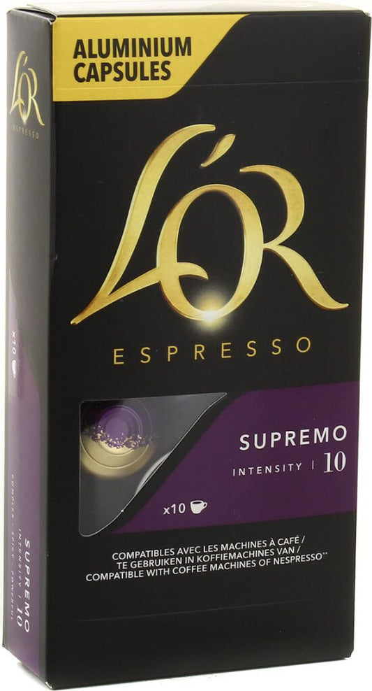 CAFÉ L'OR ESPRESSO SUPREMO P10CAPS