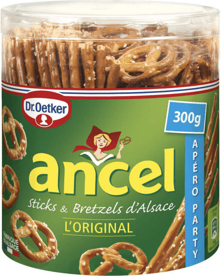 ANCEL STICBRETZ TUBO 300 G - épicerie les 3 gourmets chips-et-aperitifs