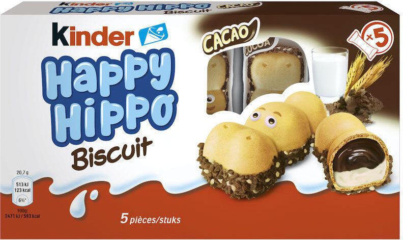 KINDER 20,7g Happy Hippo Wafer - épicerie les 3 gourmets biscuits-et-gateaux