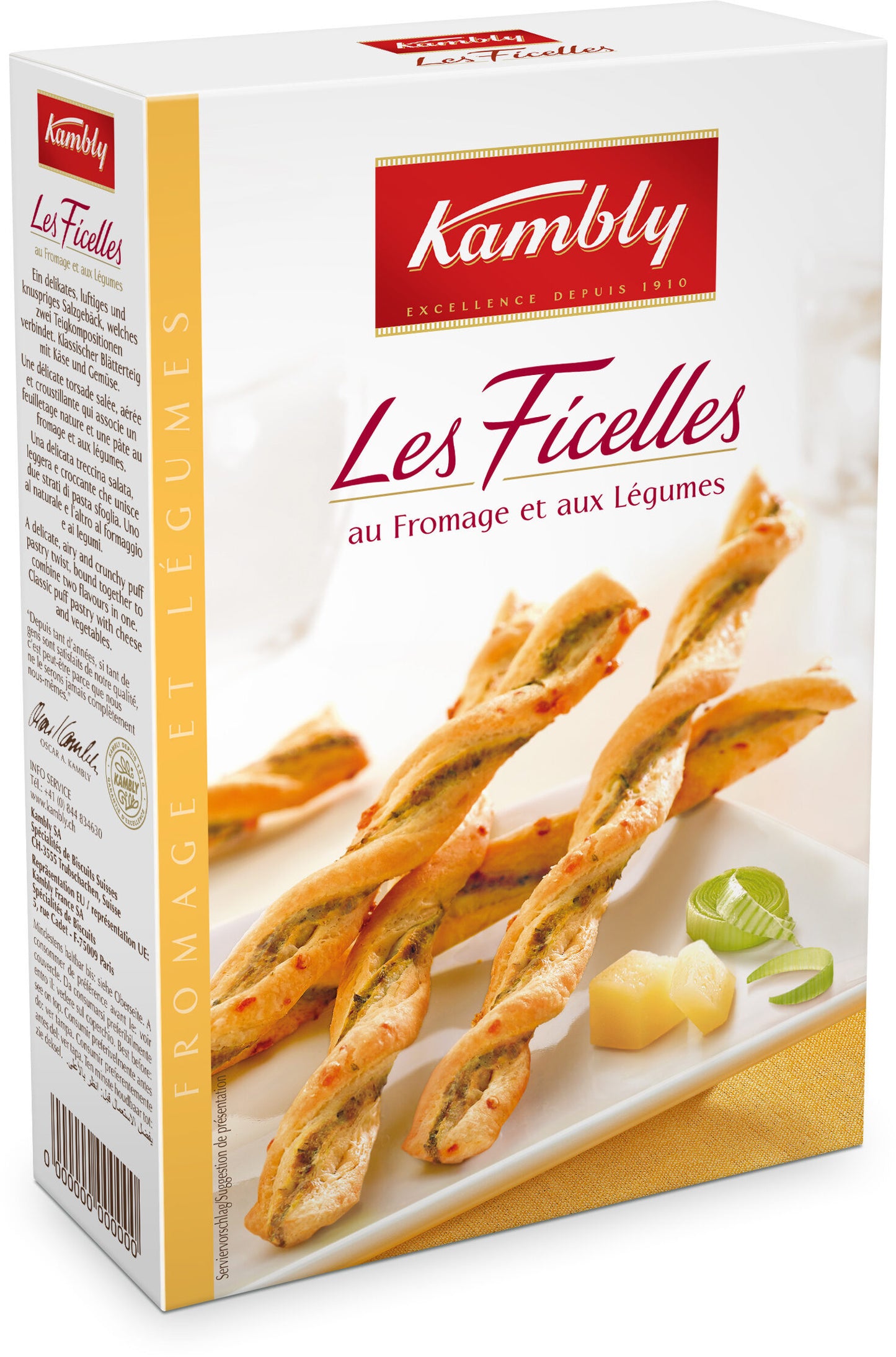 Kambly Les Ficelles au Fromage et aux Légumes 100G