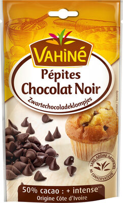 VAHINÉ PÉPITES CHOCOLAT NOIR 50% CACAO 100 G