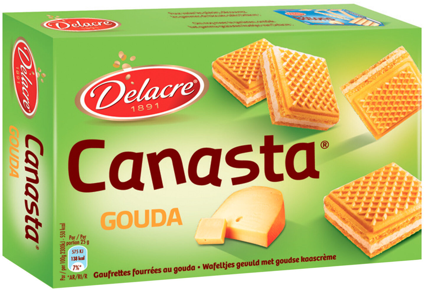 DELACRE CANASTA GOUDA 75 G