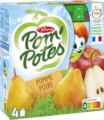 MATERNE POM POTES 360 G POMME POIRE 4X90 G