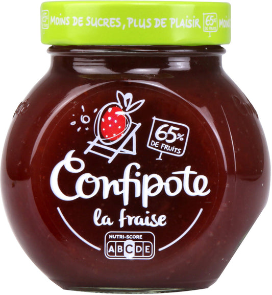 Confiture fraise allégée en sucres CONFIPOTE 350g