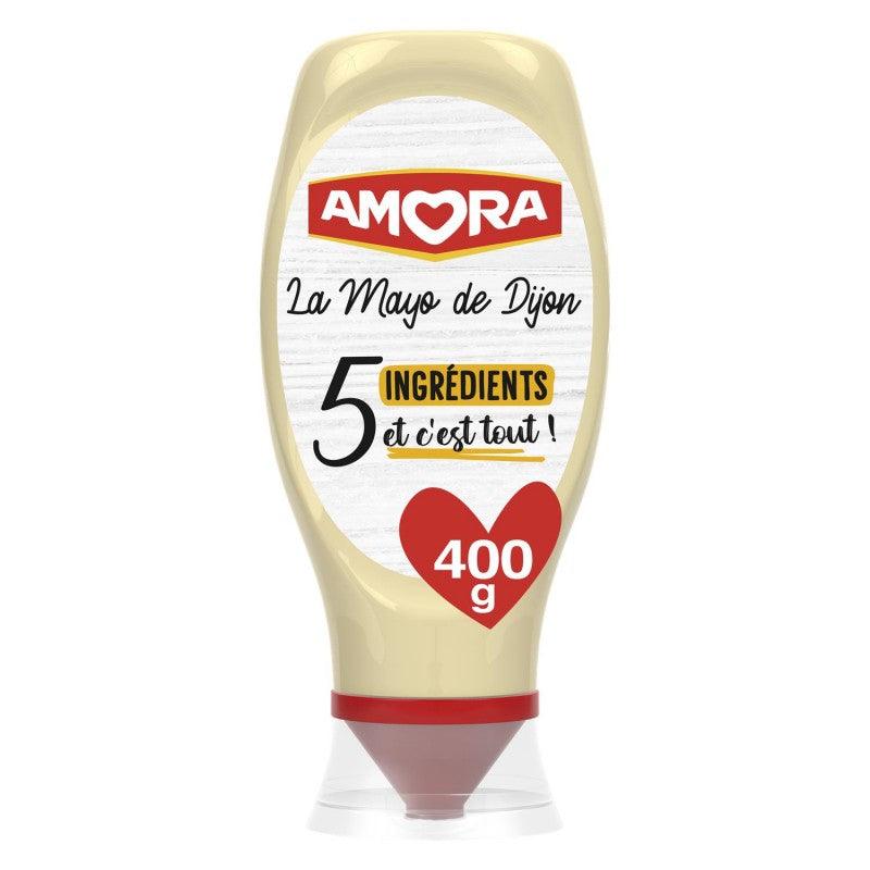 AMORA - Mayonnaise De Dijon 5 Ingrédients Flacon Souple 400G