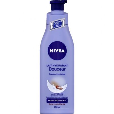 NIVEA LAIT HYDRATANT DOUCEUR BEURE DE KARITÉ 250  ML