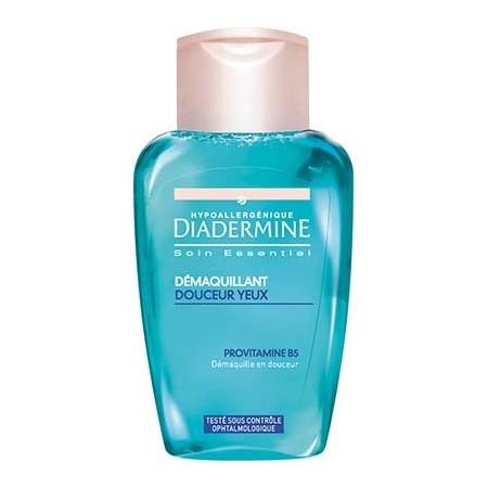 DIADERMINE DEMAQUILLANT DOUCEUR YEUX HYPOALLERGENIQUE 125 ML - épicerie les 3 gourmets cremes-et-soins