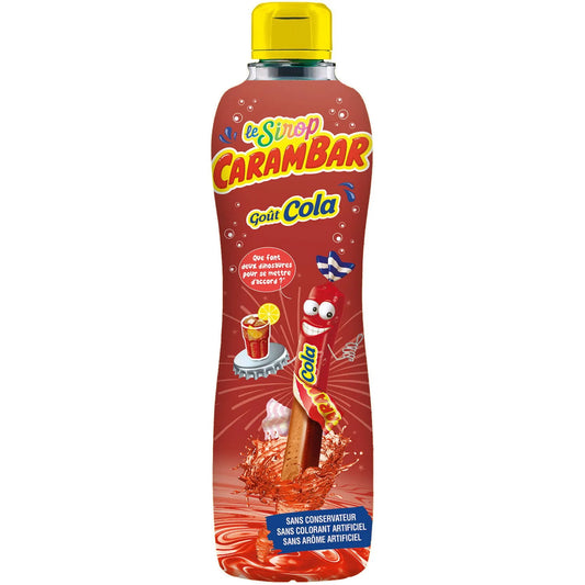 Sirop au cola CARAMBAR la bouteille de 75cL