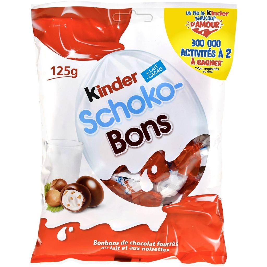 KINDER 125g Schoko Bons Chocolates - épicerie les 3 gourmets Chocolat