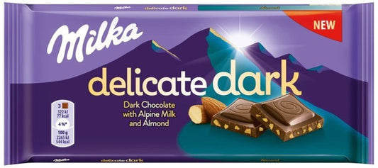 Milka delicate dark (almond+alpine milk)