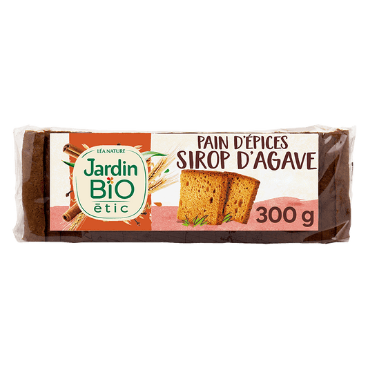 Pain d'épices sirop d'agave Bio JARDIN BIO  300g